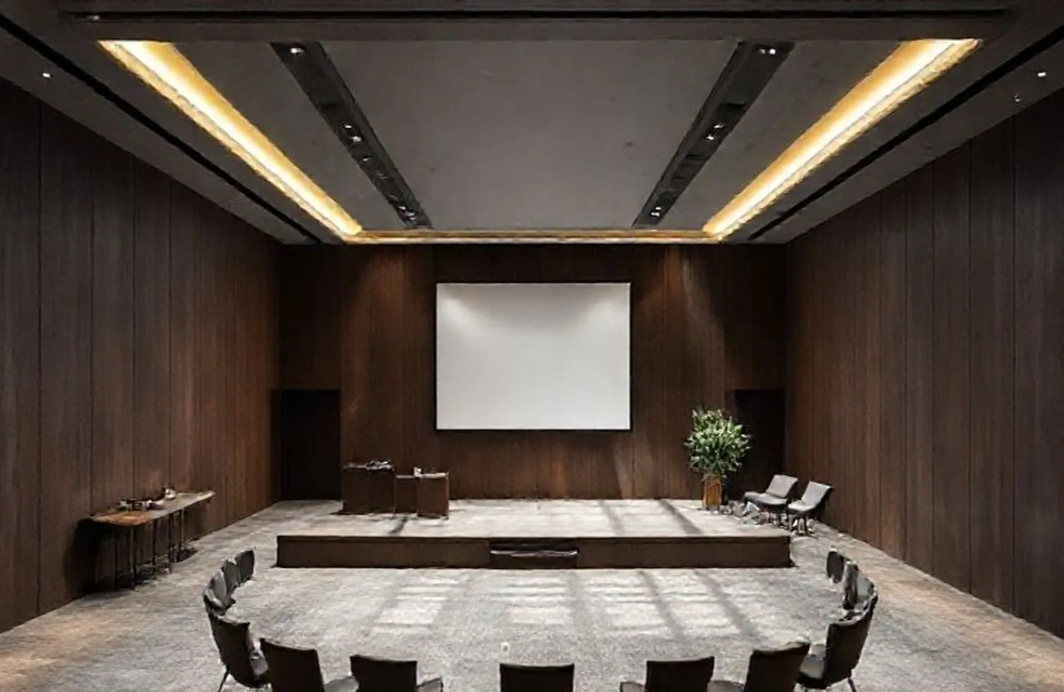 Modern oratory masterclass space